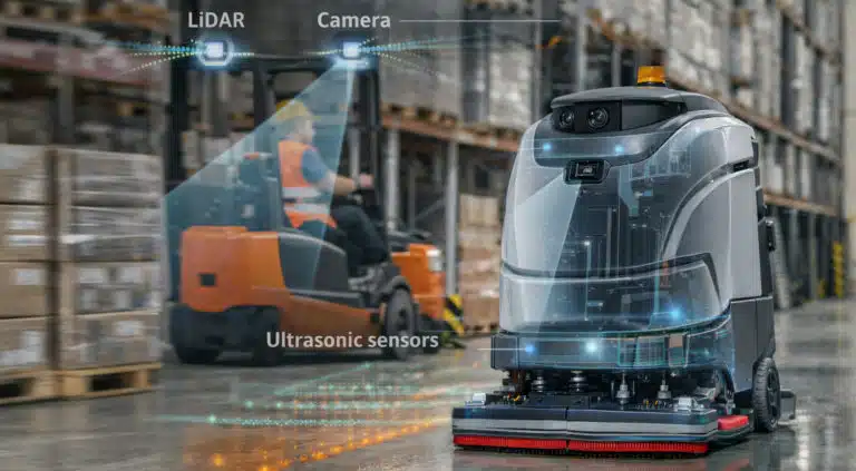 Hvordan fungerer autonome gulvvaskemaskiner