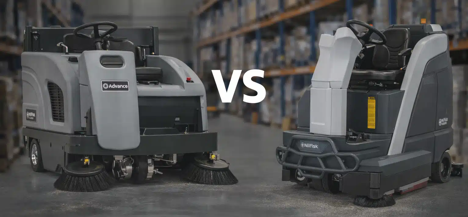 Feiemaskin vs gulvvaskemaskin – hva er forskjellen?