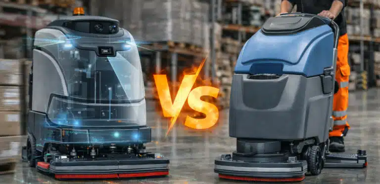 Autonom gulvvaskemaskin vs vanlig gulvvaskemaskin – hva er forskjellen?