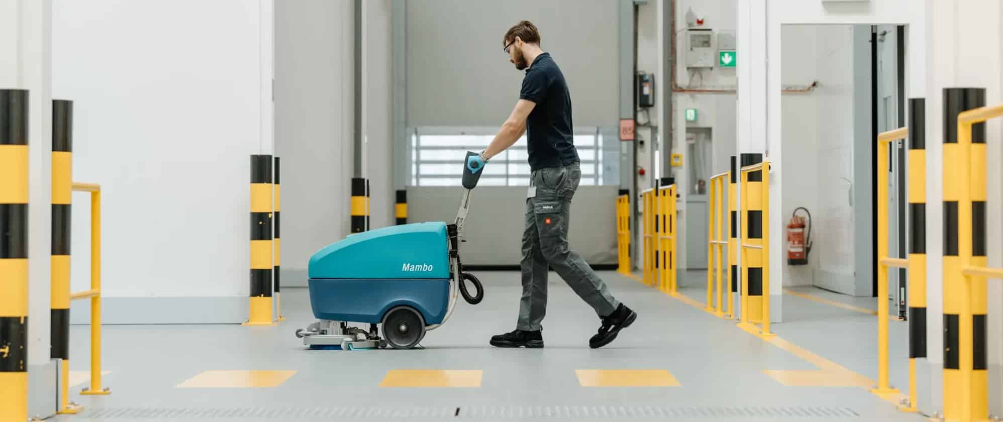 Gulvvaskemaskin for profesjonelt renhold