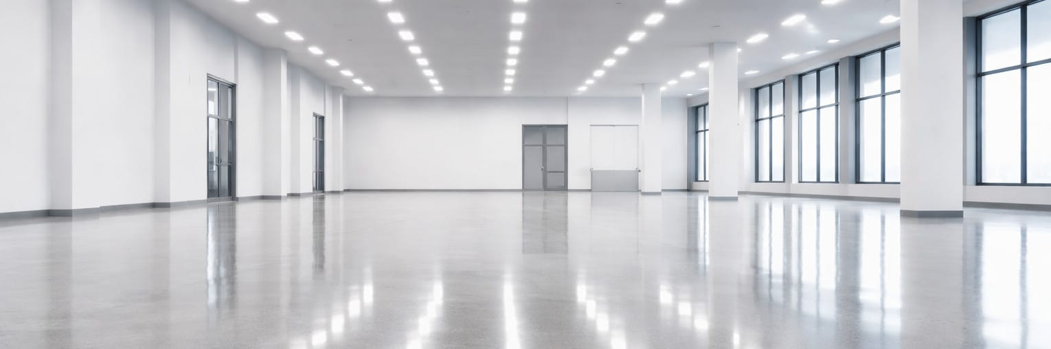 Hvordan polere betonggulv – komplett guide med diamantpads