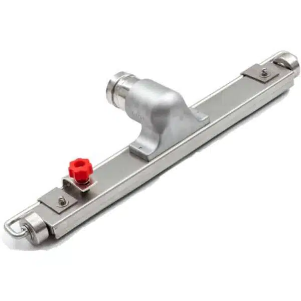 Gulv munnstykke 430 mm Rustfritt, 40 mm