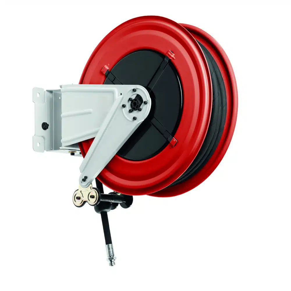 Slangetrommel lakkert m/slange 25m