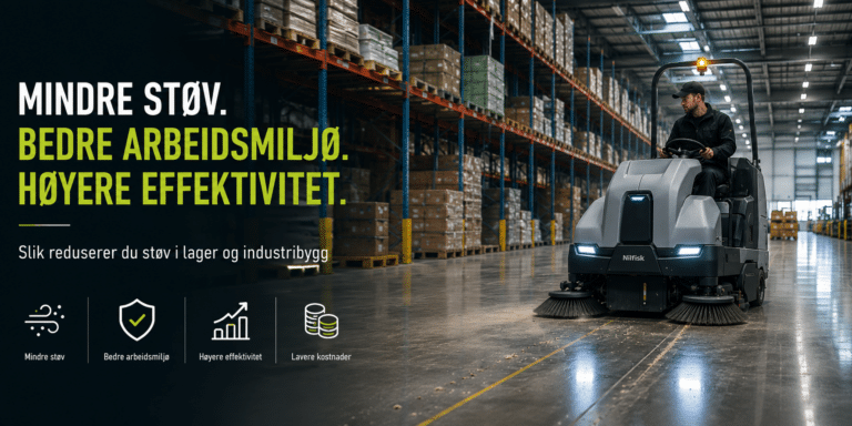 Hvordan redusere støv i lager og industribygg